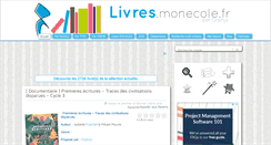 Desktop Screenshot of livres.monecole.fr